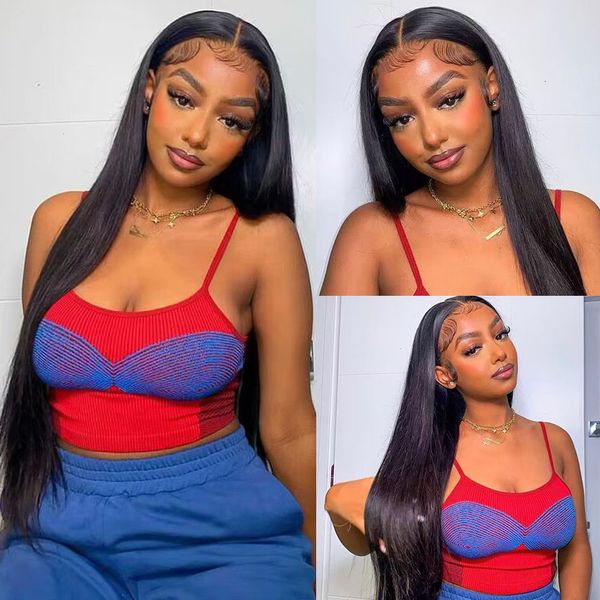 13x4 13x6 straight lace front wig hd transparent brazilian human hair wigs for women 360 lace frontal wig 4x4 lace closure wig, Black;brown
13x4 13x6 straight lace front wig hd transparent brazilian human hair wigs for women 360 lace frontal wig 4x4 lace closure wig, Black;brown