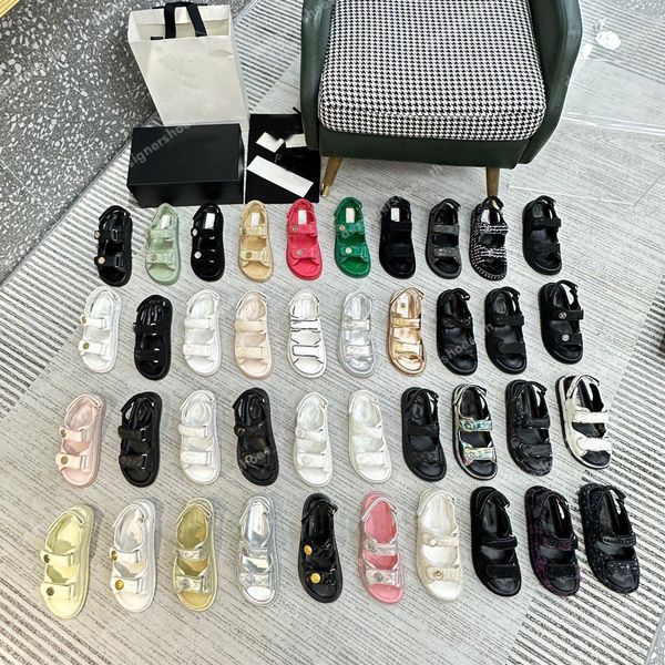 designer sandal women sandal crystal calf leather shoes platform slippers metal button sandal classic summer beach flip flops quilted slippe, Black
designer sandal women sandal crystal calf leather shoes platform slippers metal button sandal classic summer beach flip flops quilted slippe, Black