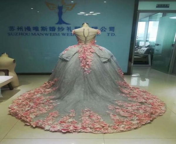 floral luxury wedding dresses ball gown lace habd made flower beads crystal church bridal gowns custom made tired sweep train robe9678885, White
floral luxury wedding dresses ball gown lace habd made flower beads crystal church bridal gowns custom made tired sweep train robe9678885, White