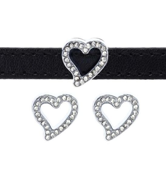 50pclot 8mm rhinestones heart slide charm fit for 8mm wristband bracelet pet collar diy accessories1461750, Bronze;silver
50pclot 8mm rhinestones heart slide charm fit for 8mm wristband bracelet pet collar diy accessories1461750, Bronze;silver