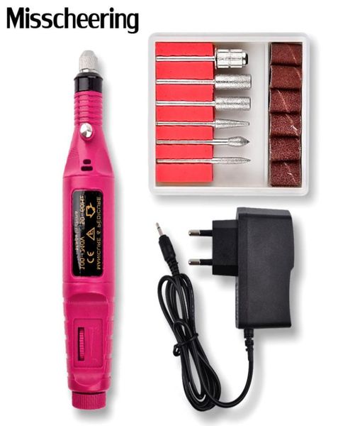 1 set electric nail drill machine nail pen shape pedicure file polishing 6 drilling bits manicure care device art tools kit7883621
1 set electric nail drill machine nail pen shape pedicure file polishing 6 drilling bits manicure care device art tools kit7883621