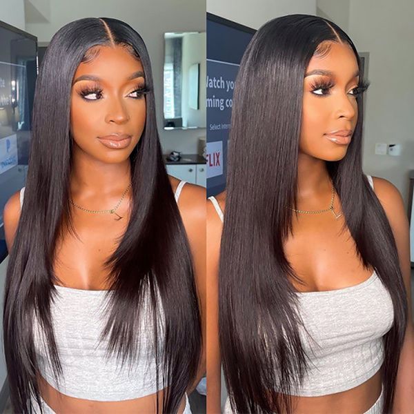 layered wig straight layered cut lace front wigs for black women glueless heat resistant 180% density t part lace frontal wig, Black;brown
layered wig straight layered cut lace front wigs for black women glueless heat resistant 180% density t part lace frontal wig, Black;brown