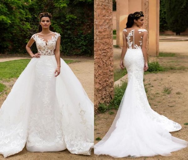 gorgeous detachable mermaid wedding dresses illusion sheer back full lace wedding gowns appliqued court train bridal gowns5219123, White
gorgeous detachable mermaid wedding dresses illusion sheer back full lace wedding gowns appliqued court train bridal gowns5219123, White