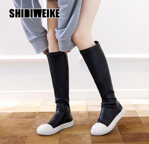 boots 2021 fashion splicing round toe autumn winter casual women shoes stretch pu platform over the knee v7124781129, Black
boots 2021 fashion splicing round toe autumn winter casual women shoes stretch pu platform over the knee v7124781129, Black