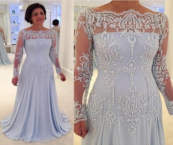 women wear mother prom dress lace appliques sheer neckline long sleeves evening dress chiffon sheath formal party gowns6566117, Black;red
women wear mother prom dress lace appliques sheer neckline long sleeves evening dress chiffon sheath formal party gowns6566117, Black;red