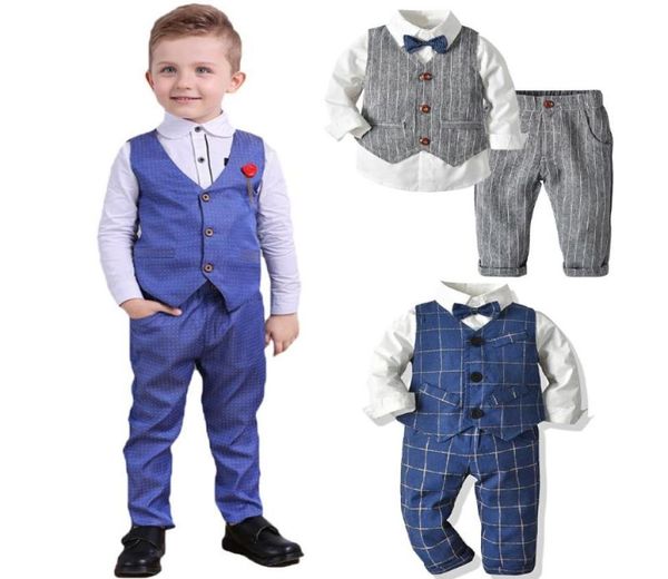 clothing sets springautumn baby boy gentleman suit white shirt with bow tiestriped vesttrousers 3pcs formal kids clothes set5875869
clothing sets springautumn baby boy gentleman suit white shirt with bow tiestriped vesttrousers 3pcs formal kids clothes set5875869