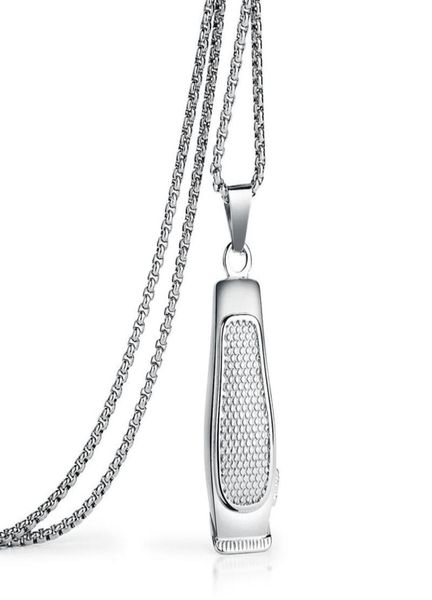 pendant necklaces hip hop barber shop tools necklace pole razor chain hairdresser stainless steel for men bijoux2988613, Silver
pendant necklaces hip hop barber shop tools necklace pole razor chain hairdresser stainless steel for men bijoux2988613, Silver