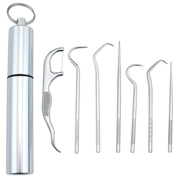 toothpicks pocket set stainless steel reusable portable metal floss tooth picks with holder for outdoor picnic traveling
toothpicks pocket set stainless steel reusable portable metal floss tooth picks with holder for outdoor picnic traveling