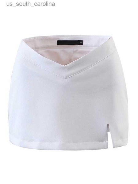 skirts yenkye fashion women white slits mini skirt vintage side zipper a-line short ladies skirt summer jupe l230522, Black
skirts yenkye fashion women white slits mini skirt vintage side zipper a-line short ladies skirt summer jupe l230522, Black