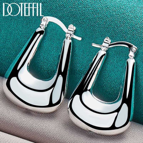 stud doteffil 925 sterling silver smooth u hoop earring for charm women party gift fashion wedding engagement jewelry j230529, Golden;silver
stud doteffil 925 sterling silver smooth u hoop earring for charm women party gift fashion wedding engagement jewelry j230529, Golden;silver