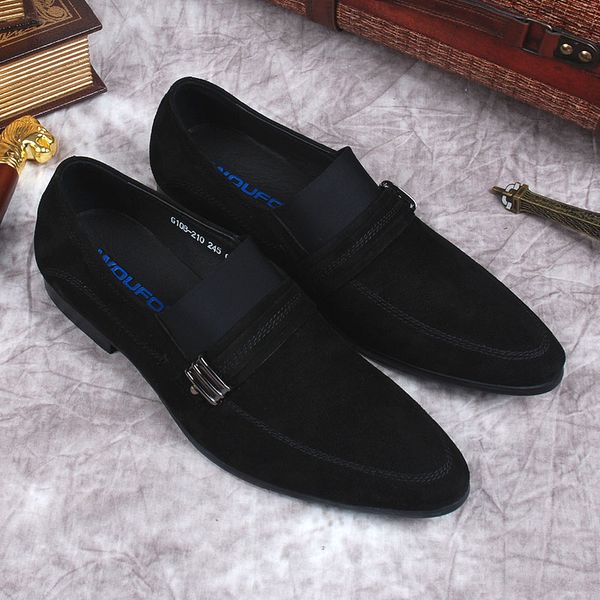 italy suede mens braid loafers genuine calf leather dress shoes men original casual business wedding formal brogue shoes, Black
italy suede mens braid loafers genuine calf leather dress shoes men original casual business wedding formal brogue shoes, Black