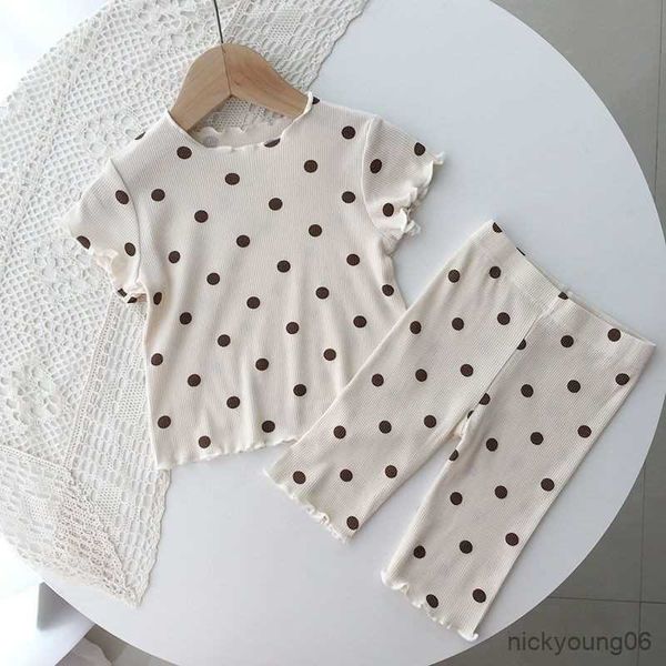 clothing sets baby clothes summer thin pajamas short-sleeved t-shirt shorts two-piece costume girl's home suits, White
clothing sets baby clothes summer thin pajamas short-sleeved t-shirt shorts two-piece costume girl's home suits, White
