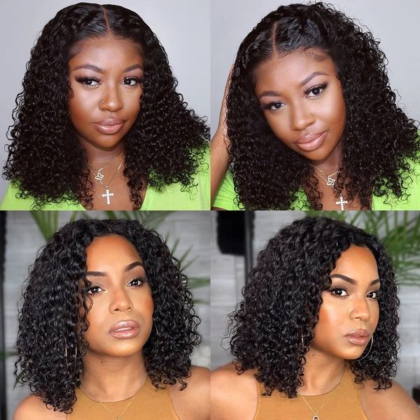 short curly human hair bob wig deep water lace front human hair wigs 100% remy hair glueless 13x5x1 wig for women, Black;brown
short curly human hair bob wig deep water lace front human hair wigs 100% remy hair glueless 13x5x1 wig for women, Black;brown