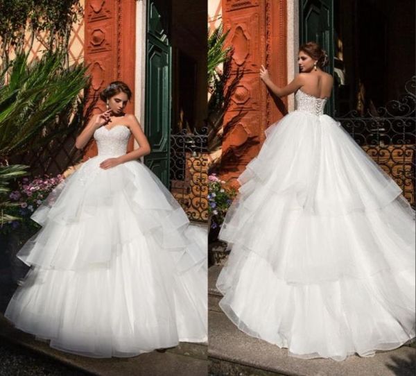 backless wedding dress tiered hem bridal gowns tulle sweetheart strapless ball gown lace up back bride dress9156756, White
backless wedding dress tiered hem bridal gowns tulle sweetheart strapless ball gown lace up back bride dress9156756, White