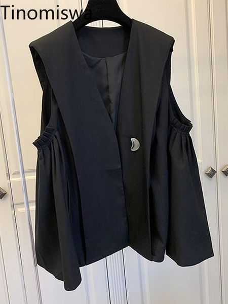 vests tinomiswa korean fashion women vest irregular black women spring vneck vests asymmetry vintage waistcoats women casual, Black;white
vests tinomiswa korean fashion women vest irregular black women spring vneck vests asymmetry vintage waistcoats women casual, Black;white