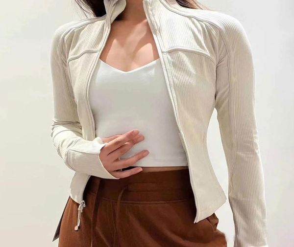 women ribbed cropped jacket fullzip yoga gym coat waist length sweatshirts slim fit sports jackets with thumbholes1094686
women ribbed cropped jacket fullzip yoga gym coat waist length sweatshirts slim fit sports jackets with thumbholes1094686