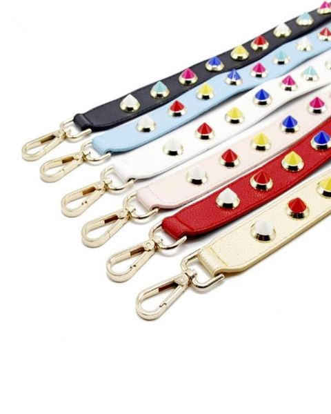 fashion rivet shoulder belt bag strap leather handle bag parts accessories replacement women wide belt handbag handles for bag8019498, Black
fashion rivet shoulder belt bag strap leather handle bag parts accessories replacement women wide belt handbag handles for bag8019498, Black