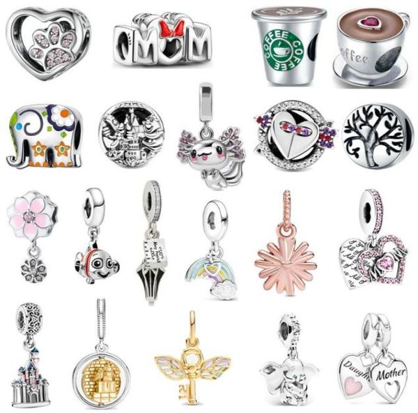 new s925 sterling silver bead charm beaded original fit pandora bracelet pendant fashion trend classic diy ladies mom jewelry exqu2240277, Bronze;silver
new s925 sterling silver bead charm beaded original fit pandora bracelet pendant fashion trend classic diy ladies mom jewelry exqu2240277, Bronze;silver