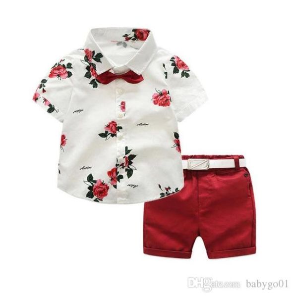 boys kids formal suit set summer gentleman floral short sleeve shirt shorts belt 3pcs kid clothes sets for 27 years boy7453017, White
boys kids formal suit set summer gentleman floral short sleeve shirt shorts belt 3pcs kid clothes sets for 27 years boy7453017, White
