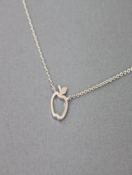 10pcs hollow outline funny simple geometric fruit apple shape pendant chain necklaces for school mentor teacher women graduation g7659193, Silver
10pcs hollow outline funny simple geometric fruit apple shape pendant chain necklaces for school mentor teacher women graduation g7659193, Silver