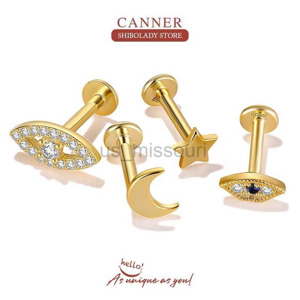 stud canner 1pc stars moon flowers white zircon earring for women 925 sterling silver piercing stud earring pendiente plata jewelry j230529, Golden;silver
stud canner 1pc stars moon flowers white zircon earring for women 925 sterling silver piercing stud earring pendiente plata jewelry j230529, Golden;silver