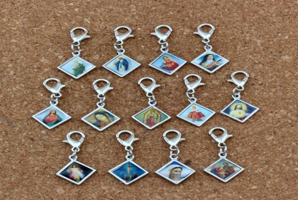100pcslots mixed enamel square jesus christ icon religious charms bead with lobster clasp fit charm bracelet diy jewelry 132x30m9238384, Bronze;silver
100pcslots mixed enamel square jesus christ icon religious charms bead with lobster clasp fit charm bracelet diy jewelry 132x30m9238384, Bronze;silver