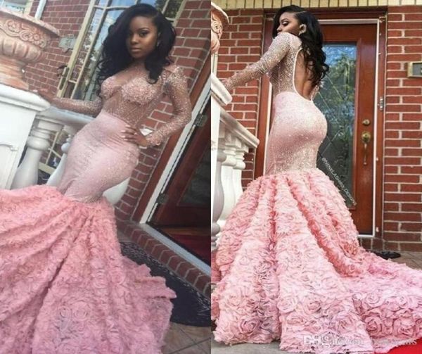 luxury african middle east prom dresses 2018 mermaid long sleeves for black girls sheer beading evening gowns custom made fes4464567
luxury african middle east prom dresses 2018 mermaid long sleeves for black girls sheer beading evening gowns custom made fes4464567