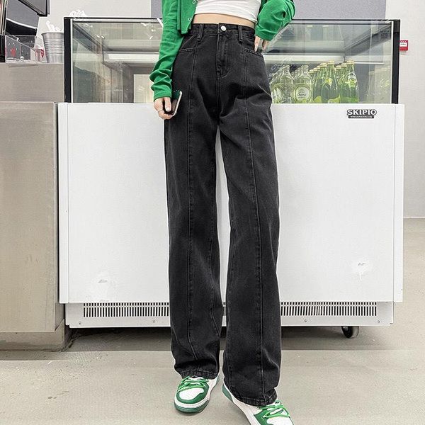 jeans autumn loose wide leg jeans straight pants trousers streetwear high waist women clothes vintage high waist mom denim pants, Blue
jeans autumn loose wide leg jeans straight pants trousers streetwear high waist women clothes vintage high waist mom denim pants, Blue