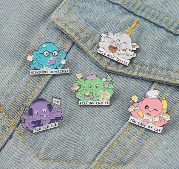 hard working ocs enamel pins custom animal painter desserts programmer brooches lapel pin shirt badge cartoon ocean jewelry7639755, Blue
hard working ocs enamel pins custom animal painter desserts programmer brooches lapel pin shirt badge cartoon ocean jewelry7639755, Blue