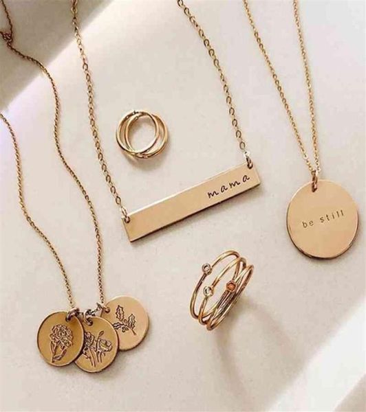 customized stainls steeljewelry personalized gold birth floral flower month handmade coin pendant necklace for women29515938174, Silver
customized stainls steeljewelry personalized gold birth floral flower month handmade coin pendant necklace for women29515938174, Silver