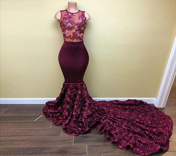 2017 burgundy red mermaid evening dresses sheer neck appliques flowers satin black girls long prom dresses 2k17 formal party dress2137486, Black;red
2017 burgundy red mermaid evening dresses sheer neck appliques flowers satin black girls long prom dresses 2k17 formal party dress2137486, Black;red