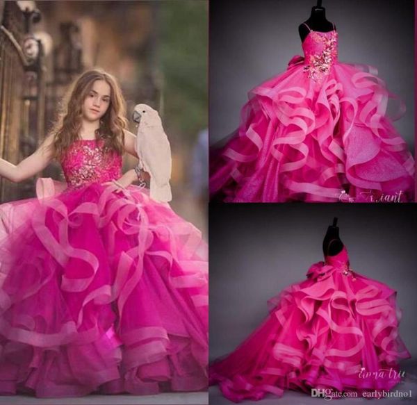 2022 new fuchsia spagheti ball gown flower girl dresses vintage crystal beaded girls formal party birthday pageant gowns wedding d9637031, White;red
2022 new fuchsia spagheti ball gown flower girl dresses vintage crystal beaded girls formal party birthday pageant gowns wedding d9637031, White;red