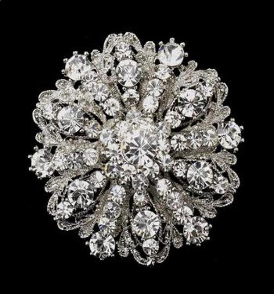 2 inch vintage style rhodium silver tone large size flower rhinestone diamante crystal brooch for women4814662, Gray
2 inch vintage style rhodium silver tone large size flower rhinestone diamante crystal brooch for women4814662, Gray