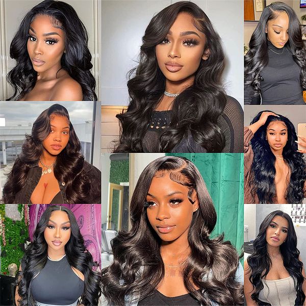 360 hd lace frontal wig preplucked 13x6 human hair body wave 30 32 inch 13x4 transparent lace front wigs for women 180% glueless, Black;brown
360 hd lace frontal wig preplucked 13x6 human hair body wave 30 32 inch 13x4 transparent lace front wigs for women 180% glueless, Black;brown