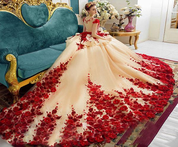 3d flora applique prom dresses 2018 champagne and red ball gowns evening gowns peplum sheer back covered buttons vintage bridal go2870898, Black
3d flora applique prom dresses 2018 champagne and red ball gowns evening gowns peplum sheer back covered buttons vintage bridal go2870898, Black