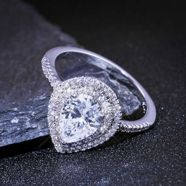 band rings huitan simple water drop engagement ring for women with micro paved cute pear shaped female ring band wholesale jewelry ring aa23, Silver
band rings huitan simple water drop engagement ring for women with micro paved cute pear shaped female ring band wholesale jewelry ring aa23, Silver