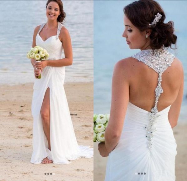 surplice bodice sweetheart halter beaded crystal shinning mermaid wedding dresses slim draped sweep train beach bridal gowns9388467, White
surplice bodice sweetheart halter beaded crystal shinning mermaid wedding dresses slim draped sweep train beach bridal gowns9388467, White