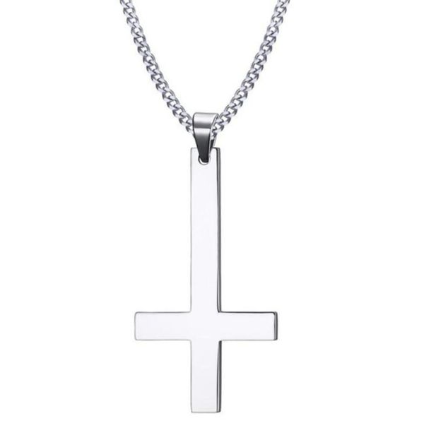 pendant necklaces 2021 lucifer satan satanism gothic jewelry upside down cross inverted of st peter necklace1265643, Silver
pendant necklaces 2021 lucifer satan satanism gothic jewelry upside down cross inverted of st peter necklace1265643, Silver