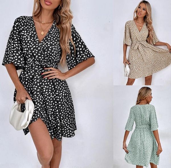 women's casual dress 2023 summer v-neck short sleeved waistband versatile dress women's dress, Black;gray
women's casual dress 2023 summer v-neck short sleeved waistband versatile dress women's dress, Black;gray