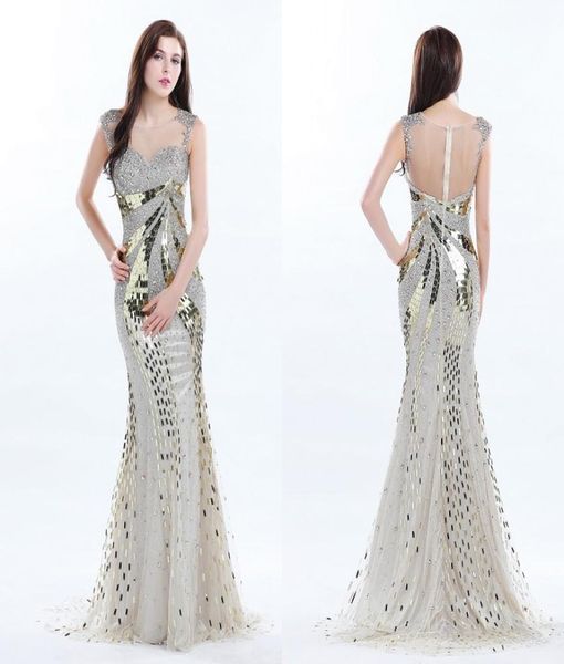 stunning golden sequined prom dresses sheer neckline sleeveless shinny crystal backless mermaid evening gowns gorgeous celebrity p6371855, Black
stunning golden sequined prom dresses sheer neckline sleeveless shinny crystal backless mermaid evening gowns gorgeous celebrity p6371855, Black
