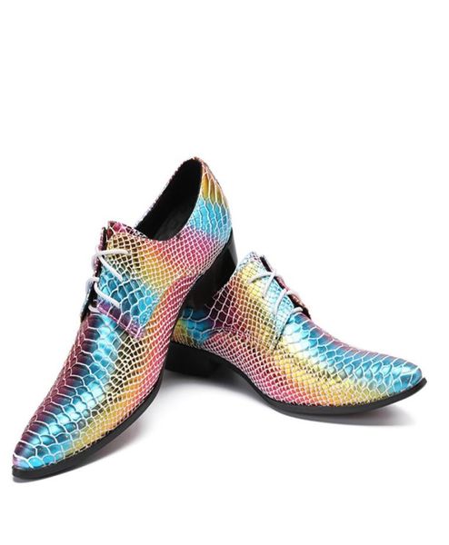 lace up italian dress shoes spring summer shoes men snakeskin print rainbow color pointy toe oxfords mens leather shoes6858687, Black
lace up italian dress shoes spring summer shoes men snakeskin print rainbow color pointy toe oxfords mens leather shoes6858687, Black