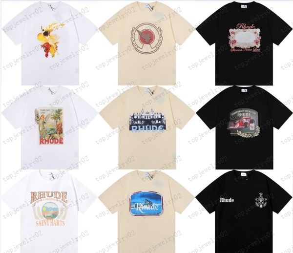men's t-shirts women's rhude designer men's lettering polo embroidered t-shirts loose clothing short sleeves, White;black
men's t-shirts women's rhude designer men's lettering polo embroidered t-shirts loose clothing short sleeves, White;black