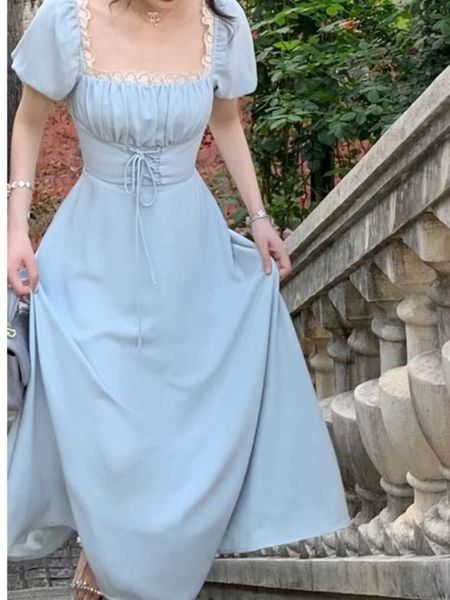 vintage corset dress women summer 2023 new elegant prom evening party vestidos fashion female ladies dresses back elastic, Black;gray
vintage corset dress women summer 2023 new elegant prom evening party vestidos fashion female ladies dresses back elastic, Black;gray