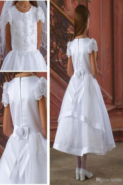 2019 white first communion dress flower girls039 dresses for wedding with aline capped short sleeve bow sash appliques lace be30661308893, White;blue
2019 white first communion dress flower girls039 dresses for wedding with aline capped short sleeve bow sash appliques lace be30661308893, White;blue