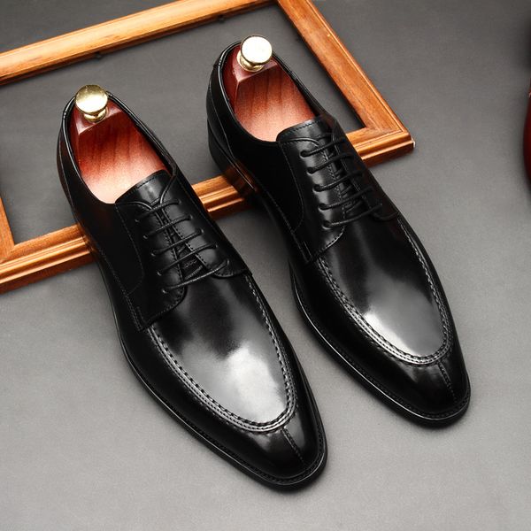 fashion men oxford shoes genuine leather shoes black brown weave pointed lace up luxury dress wedding office formal shoes men
fashion men oxford shoes genuine leather shoes black brown weave pointed lace up luxury dress wedding office formal shoes men