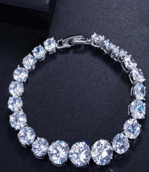 tennies bracelet luxury jewelry 18k white gold fill platinum plated round cut white z cz diamond stackable women wedding brace7166700, Golden;silver
tennies bracelet luxury jewelry 18k white gold fill platinum plated round cut white z cz diamond stackable women wedding brace7166700, Golden;silver