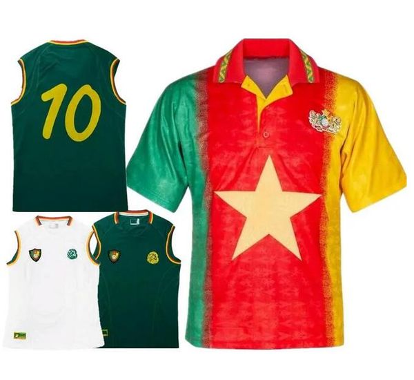 1994 1995 2002 cameroon retro soccer jersey 02 eto o mboma milla home away vintage classic football shirt, Black;yellow
1994 1995 2002 cameroon retro soccer jersey 02 eto o mboma milla home away vintage classic football shirt, Black;yellow