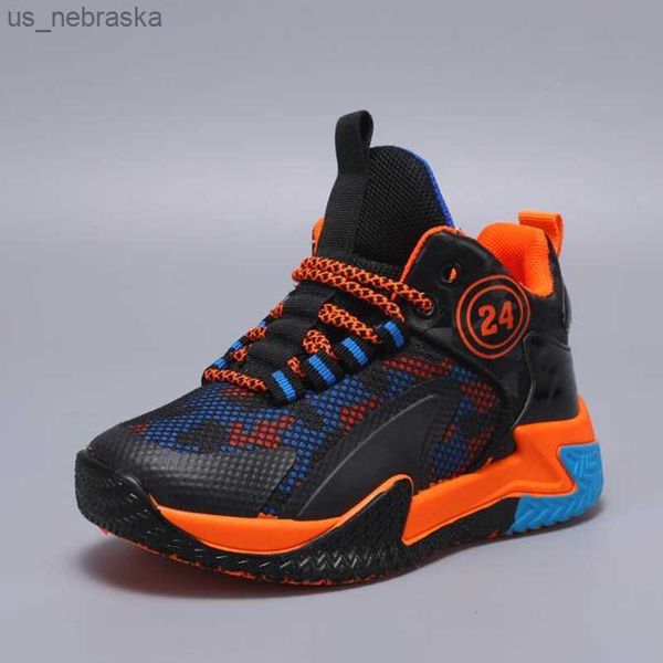 new brand kids basketball shoes boys sneakers nonslip child trainer basket shoes outdoor leather children sport shoes l230518, Black
new brand kids basketball shoes boys sneakers nonslip child trainer basket shoes outdoor leather children sport shoes l230518, Black
