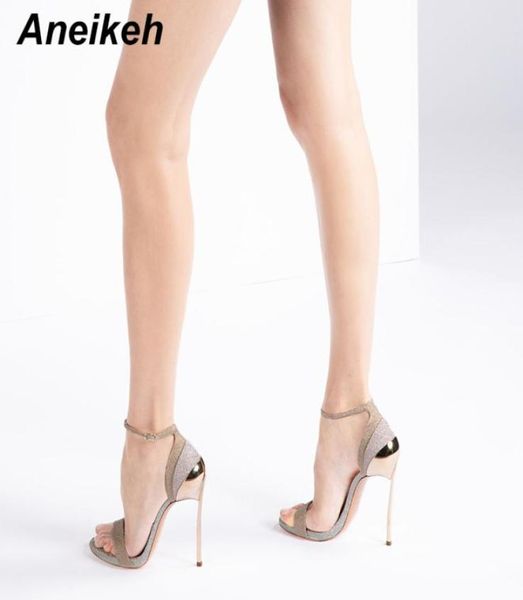 aneikeh 2020 fashion pu sandal women summer shoes bling bling thin high heels round toe buckle strap ladies party gold silver 428973579, Black
aneikeh 2020 fashion pu sandal women summer shoes bling bling thin high heels round toe buckle strap ladies party gold silver 428973579, Black