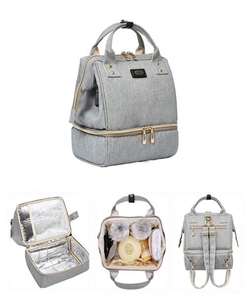 small mummy maternity baby diaper bag gray portable backpack for mom travel nappy changing fashion women lunch insulated 2107274288322
small mummy maternity baby diaper bag gray portable backpack for mom travel nappy changing fashion women lunch insulated 2107274288322